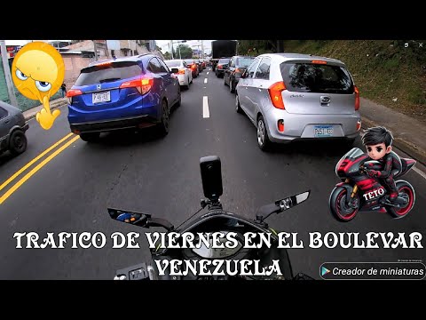 TRAFICO DE VIERNES EN EL BULEVAR VENEZUELA