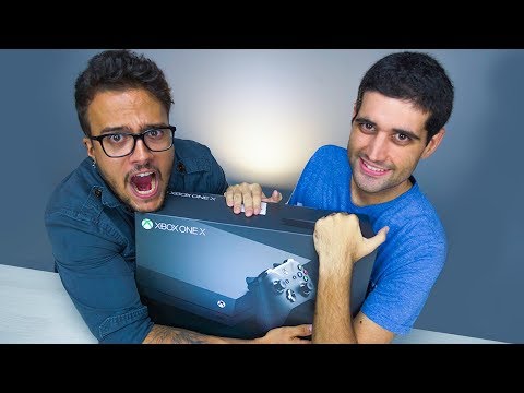 O Console mais PODEROSO de todos os tempos 😱 - Unboxing XBOX ONE X