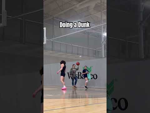 Doing a dunk and doing a layup #shorts