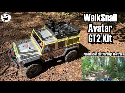 WalkSnail Avatar GT2 Kit - testing through the woods on a car with headtracking