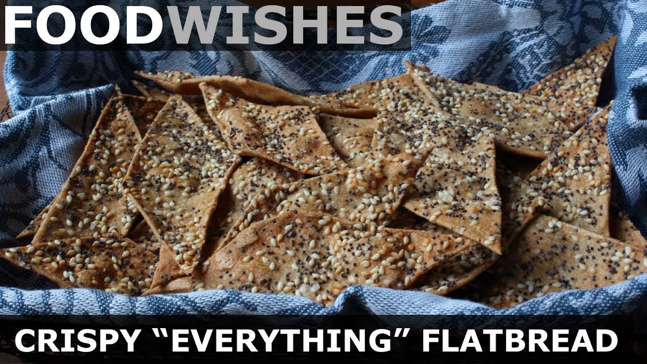 Crispy Everything Flatbread