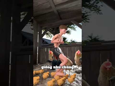 Cậu bé này đã sống trong chuồng gà ngay từ khi còn nhỏ và sinh hoạt giống như những con gà