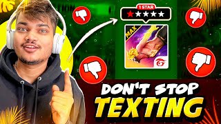 Dont Stop We Need An Answer -Free Fire India