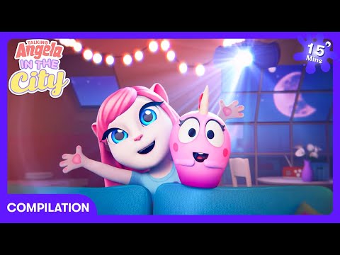 Talking Angela - Movie Night Gone Wrong! 🍿 | Kids Cartoons | WildBrain Sunshine City