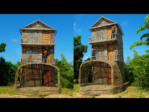 Can We Build THIS with Mud? 3-Story House [Part 1]