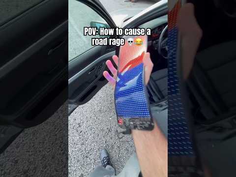 I really could NOT resist..🥶 #ledpanel #caraccessories