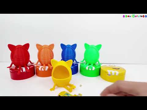 Learn Colors with Beautiful Toys and Crackable Surprise Eggs