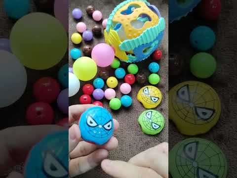 emoji 🧐 spdrman 😍😘 correct color? #shorts #spiderman #viral #color #ball
