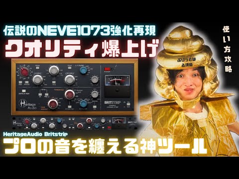 初心者必見！実はカンタン！NEVE1073系アナログチェンネルストリップ HeritageAudio「Britstrip」