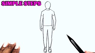 How To Draw A Boy Face | Body Drawing