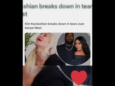Kim Kardashian breaks down in tears over Kanye West