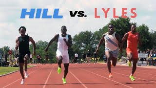 Hill vs. Lyles | Head-to-Head in the 100-Meter Sprint
