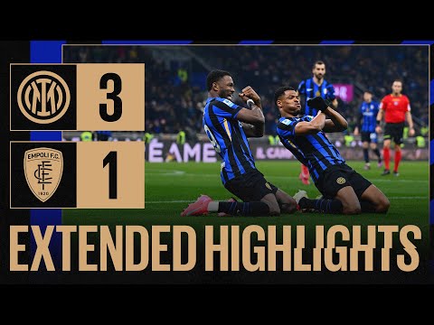 DUMFRIES ➕ LAUTARO ➕ THURAM 🟰 ⚽⚽⚽ | EXTENDED HIGHLIGHTS 📺⚫🔵