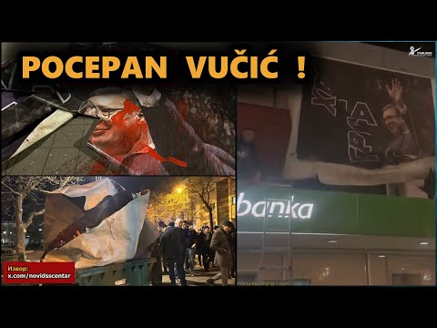 Vučić završio u kanti! Opšti haos: Miloš Jovanović i koalicija NADA pocepali Oskara, bacili ga na...