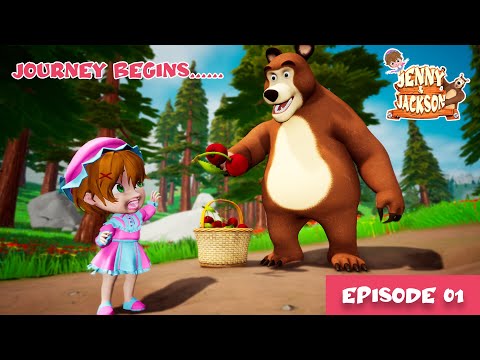 Jenny and the Bear Jackson - 👧 How they Met 🐻 🎬 NEW EPISODE - 1 🎬 Best Cartoon