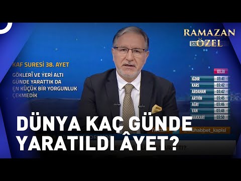 Allah Yeri ve Göğü Kaç Günde Yarattı? | Prof. Dr. Mustafa Karataş ile Sahur Vakti