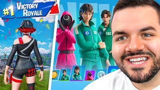 1 FORTNITE WIN = YOU WIN FREE SQUID GAME SKINS!