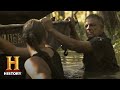 Swamp Workers' Techniques and Challenges