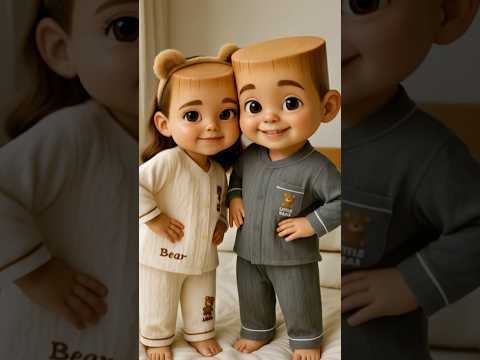 🍼 Brainrot Baby Siblings 👶🧸❤️ #tungtungtungsahur #ballerinacappuccina #brainrot #tralalerotralala