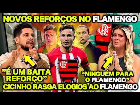 CICINHO RASGA ELOGIOS ao FLAMENGO e RENATA FAN fica de BOCA ABERTA com a CHEGADA de SAÚL no MENGÃO