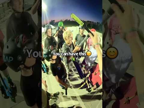 He was so HAPPY❤️ #short #kindness #love scooter #skate #shorts #funny #viral #scooter