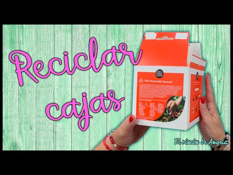 Ya no vas a tirar ninguna caja, si haces esto ♻️DIY Manualidades faciles