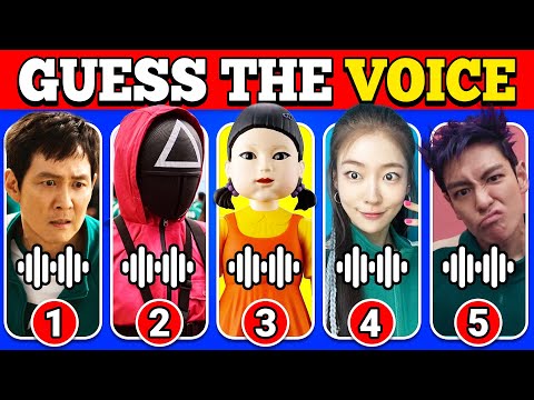 Guess the Squid Game 2 Characters by Their Voice 🔊🦑 Thanos, Player 456, Front Man