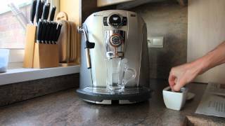 shit thermometer The room Saeco Talea Giro Plus - Coffee Making - YouTube