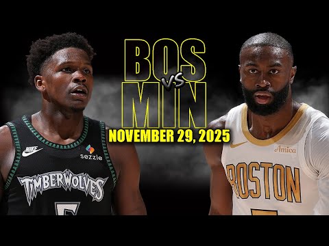 Boston Celtics vs Minnesota Timberwolves Full Game Highlights - November 29, 2025 | NBA Season