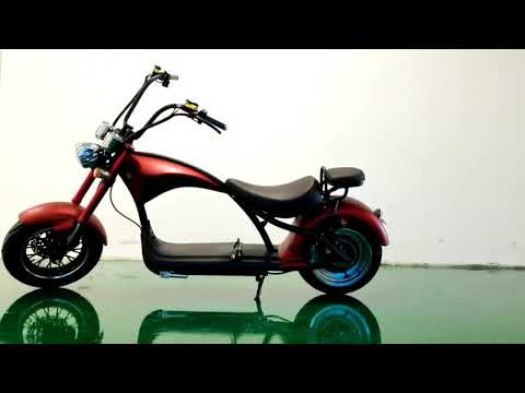 Original Rooder Super electric Citycoco Harley ElektroRoller Scooter with double seat Street legal