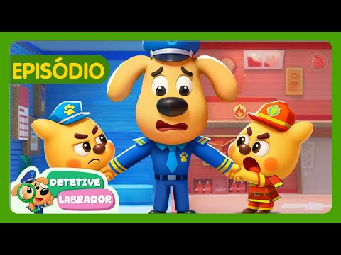Mundo de Papelão 📦 Profissões (Episódio 247) ✨  Desenho Animado 🔍 Detetive Labrador