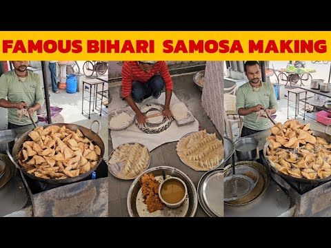 Famous Bihari Samosa Bulk Making #vadodara