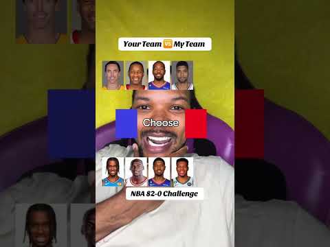 NBA 82-0 Challenge: Your Team vs My Team 🏀🔥