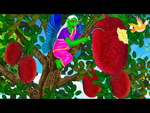 चुड़ैल की जादुई फल और टुनि | Jadui Fruit | Horror Stories | Tuni Chidiya Cartoon Hindi Moral Stories