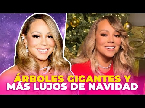 Mariah Carey la fortuna que gana y gasta: pone 4 árboles muy lujosos en navidad