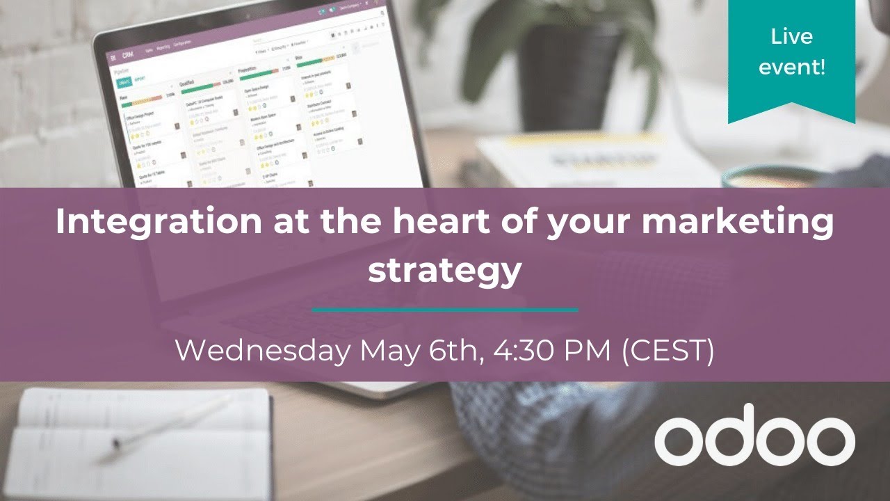 Integration at the heart of your marketing strategy - Odoo Online Roadshow | 5/6/2020

Discover Odoo's suite of integrated marketing apps in our online roadshow. We'll conduct a live demo on Odoo apps through an ...