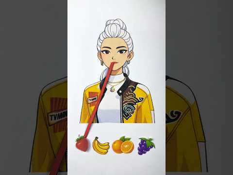 K-pop Demon Hunters Magical Toungue Hair Change eating paper craft Challenge #kpopdemonhunter