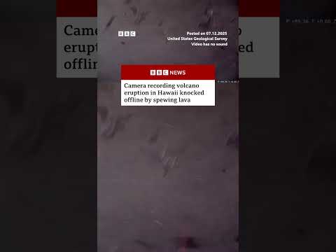 Lava fountains up to 30m high were seen. #Hawaii #Lava #BBCNews