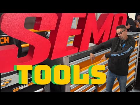 Mechanic Checks Out Tools  At The 2024 SEMA Show