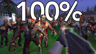 I spent a month murdering 100% of the world's zombies