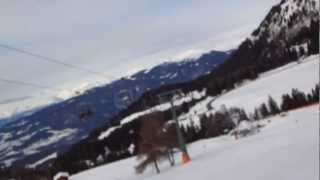 Gröden Winter 2012 Pistenabfahrt