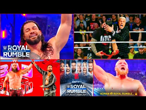 'Ye KYa tha.. 🔥' Roman Winner of Royal Rumble ! Seth & Braun after, Cody on Roman , Brock Highlights