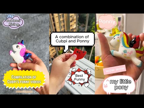 A compilation of funny toy play videos-Cubbi and Ponny videos,funny toy-playing videos| video