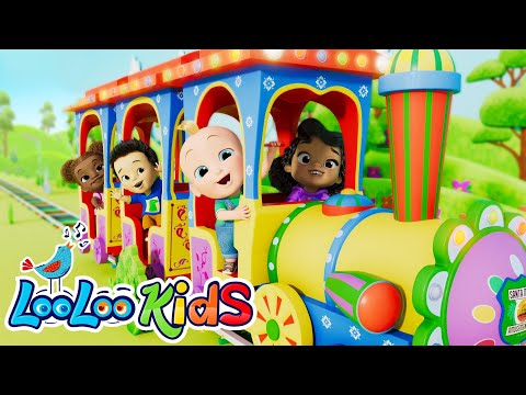 Wheels On The Bus + Vehicles Song - Kids Songs and Nursery Rhymes -  LooLoo Kids