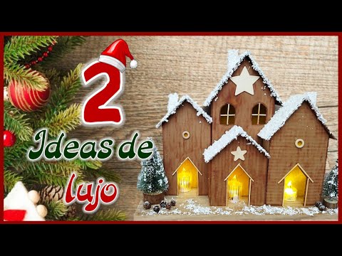 2 LINDOS ADORNOS NAVIDEÑOS CON CARTÓN - Christmas crafts with cardboard - Manualidades de Navidad