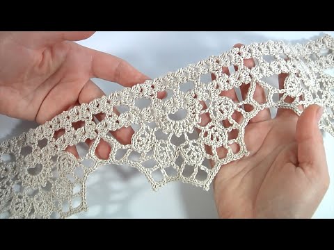 Fabulous! Crochet Unique Lace Pattern/Crochet Edge Pattern/Author's Design/Complex Stitch