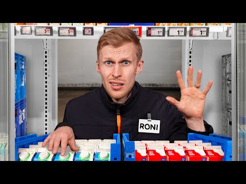 Olin päivän töissä ruokakaupassa! (OIKEISSA TÖISSÄ)