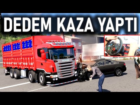 KAMYON PERT OLDU ! DEDEM KAZA YAPTI ETS 2 MOD Logitech G29