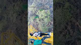 I did Bungee Jumping in Rishikesh 🏔️🧿 #rishikesh #adventure #bungeejumping