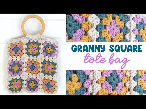 Beautiful SUMMER CROCHET Bag! (Granny Square Tote Bag)